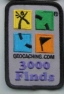 Official Geocaching.com 3000 Finds Patch